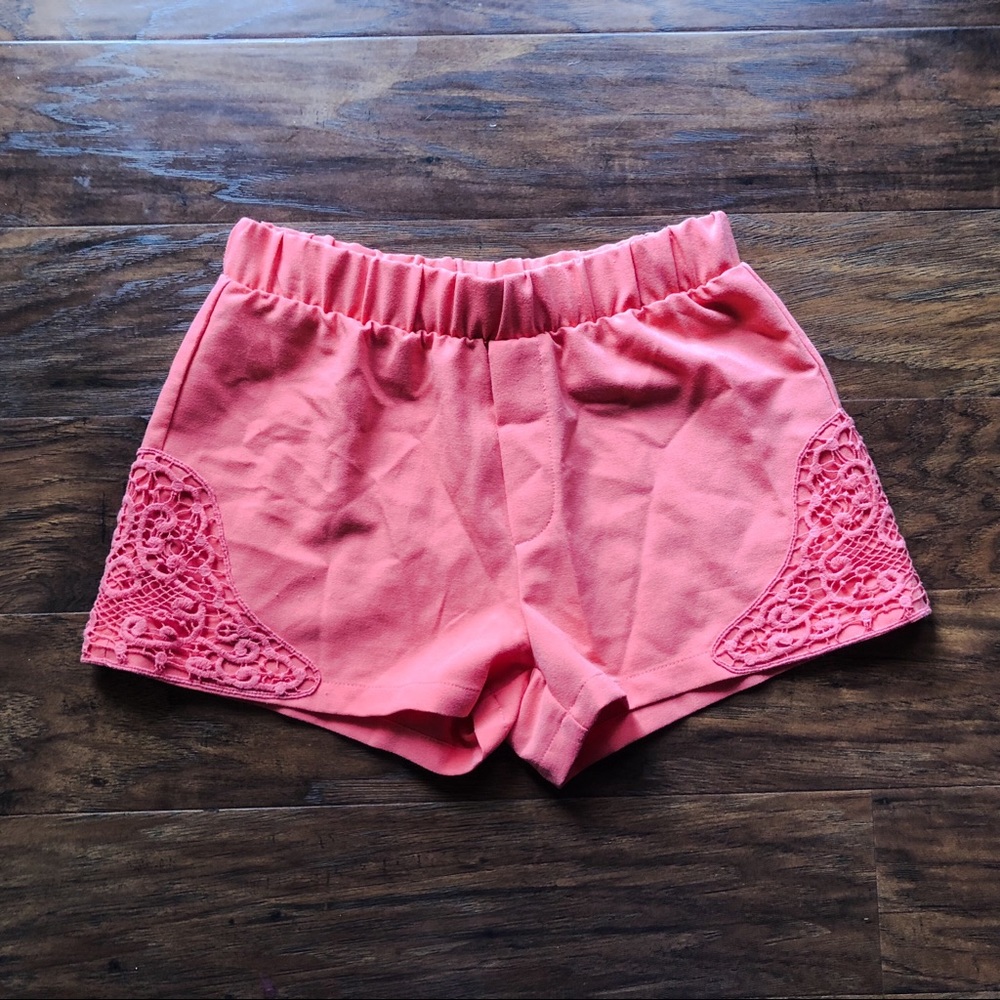 Coral Summer Shorts
